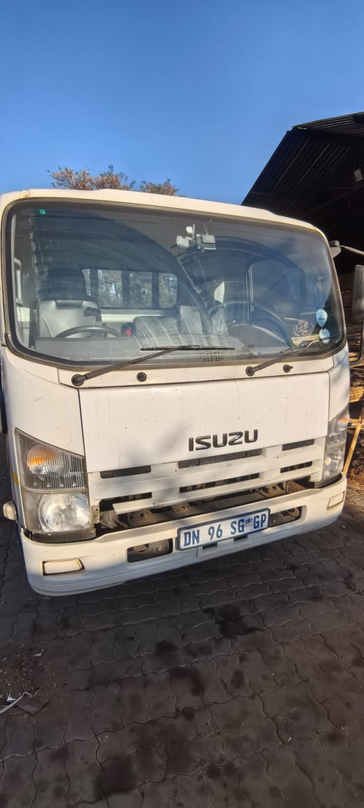 Our 4-ton truck on a delivery