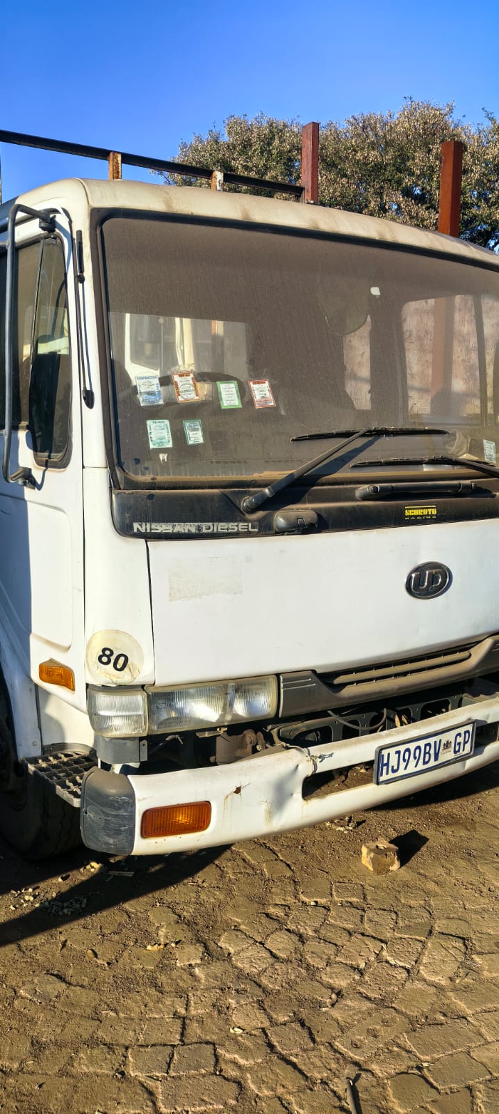 Our 15-ton truck on a delivery