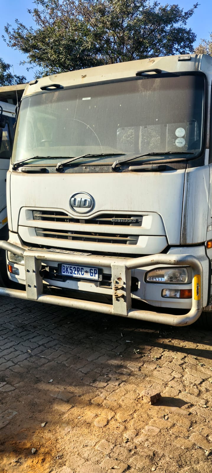 Our 34-ton truck on a delivery